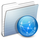 Graphite Stripped Folder Sites icon